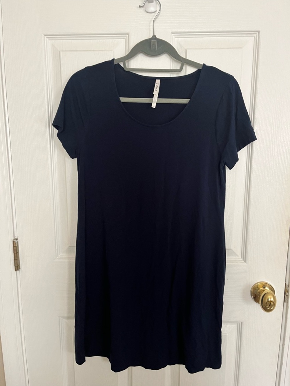 Soma Cool Nights Short Sleeve Sleepshirt Nightgown